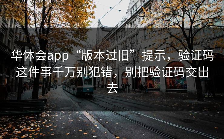 华体会app“版本过旧”提示，验证码这件事千万别犯错，别把验证码交出去